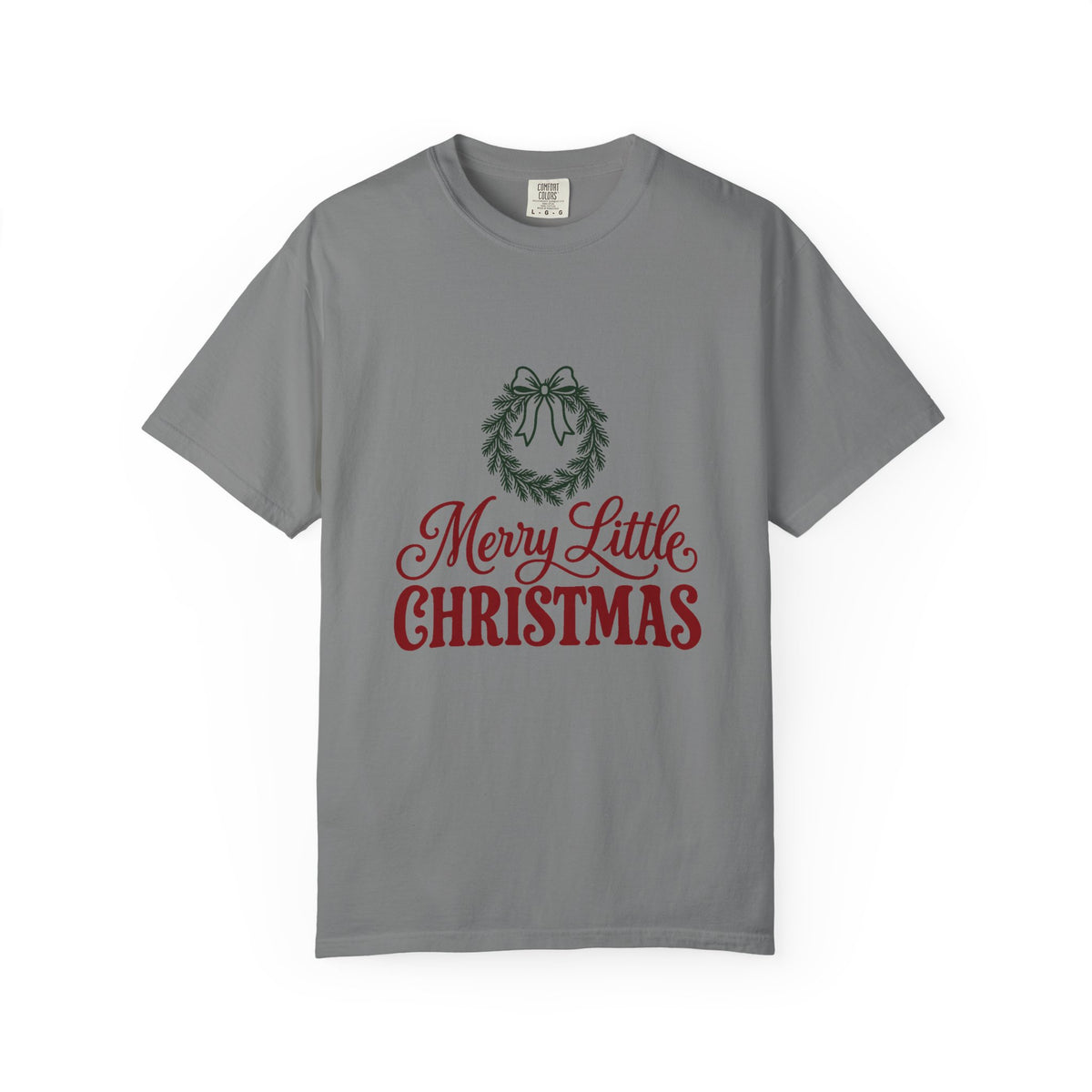 Merry Little Christmas T-Shirt – Grey