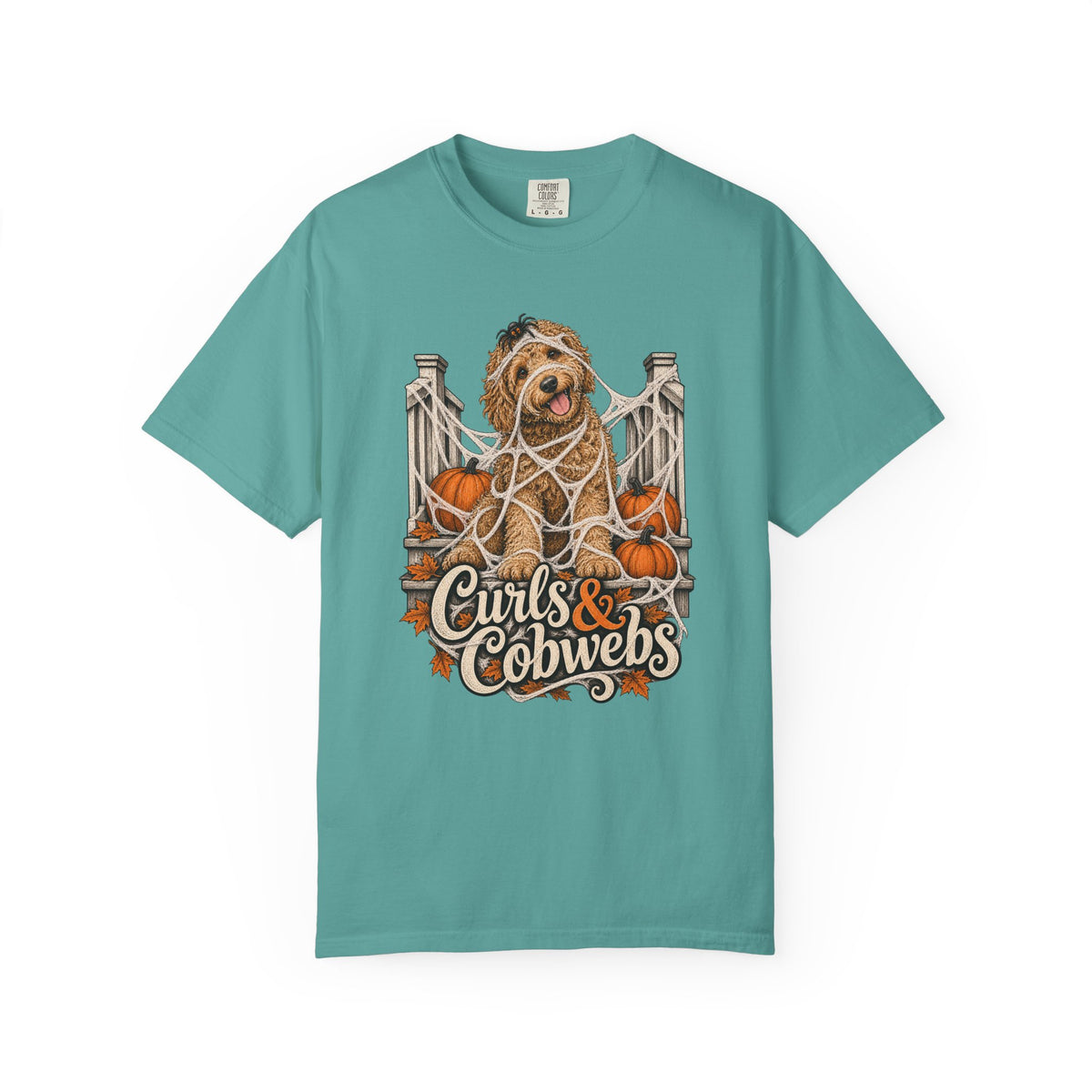 Curls & Cobwebs T-Shirt – Seafoam