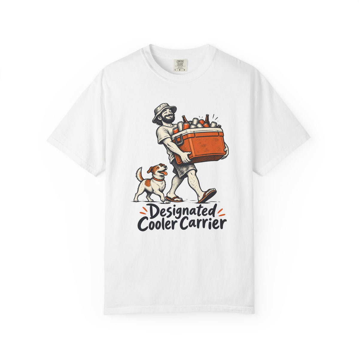Designated Cooler Carrier T-Shirt – White