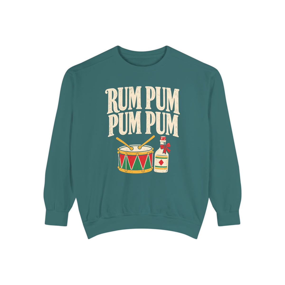 Rum Pum Pum Pum Sweatshirt – Blue Spruce