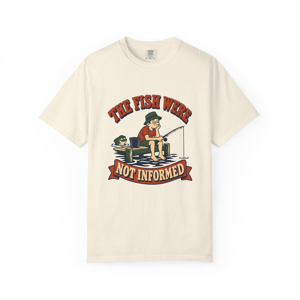The Fish Were Not Informed T-Shirt – Ivory