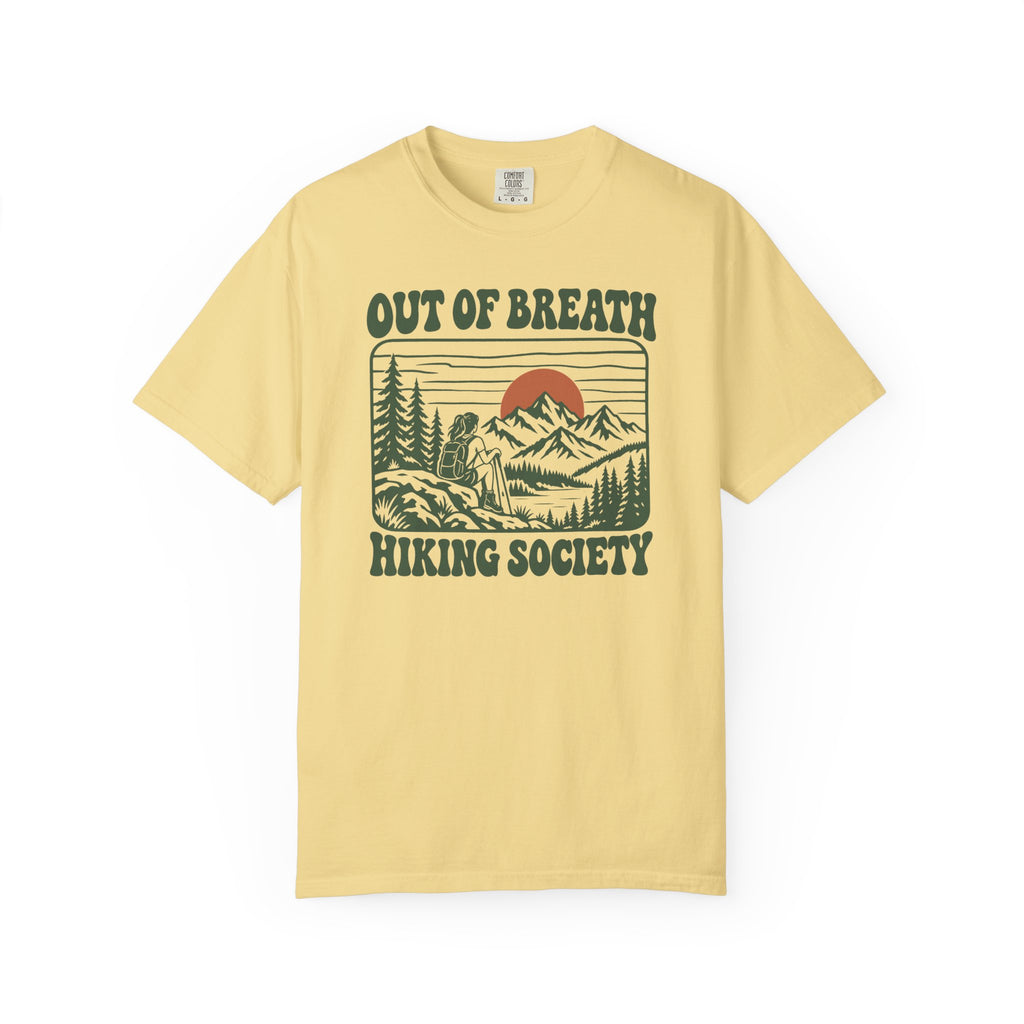 Out of Breath Hiking Society Sunset T-Shirt