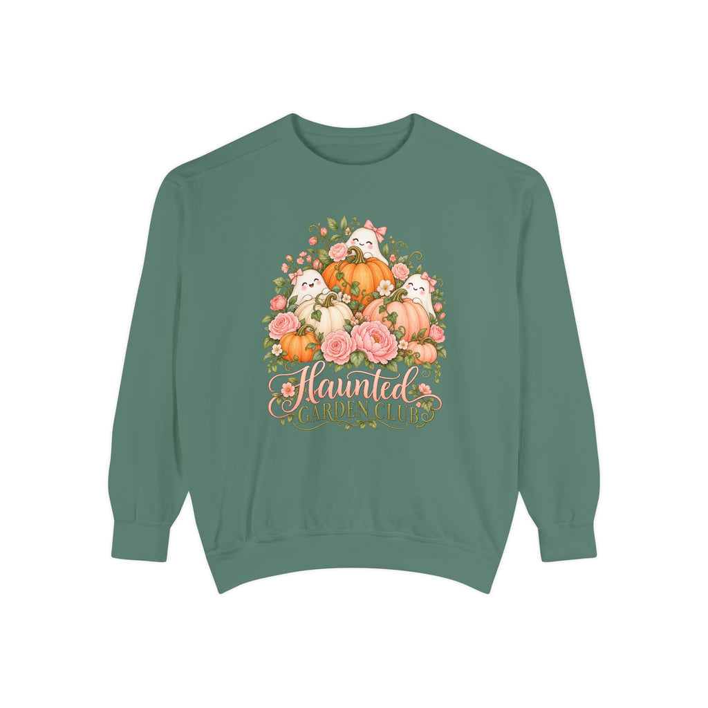 Haunted Garden Club Sweatshirt – Light Green