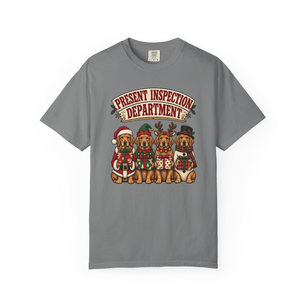 Present Inspection Department T-Shirt – Grey