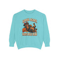 Looks Scary, Wants Belly Rubs Sweatshirt – Chalky Mint