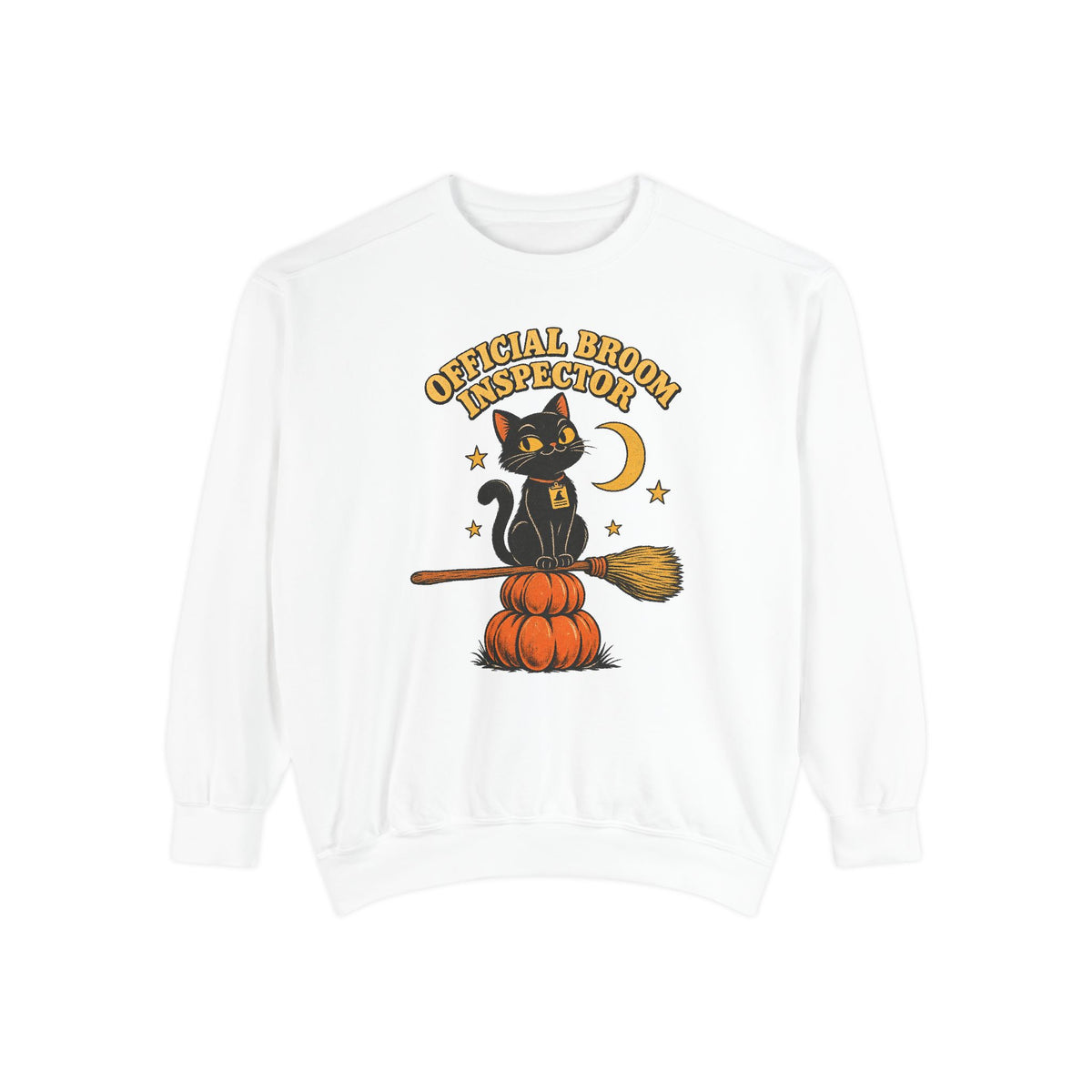 Official Broom Inspector Sweatshirt – White