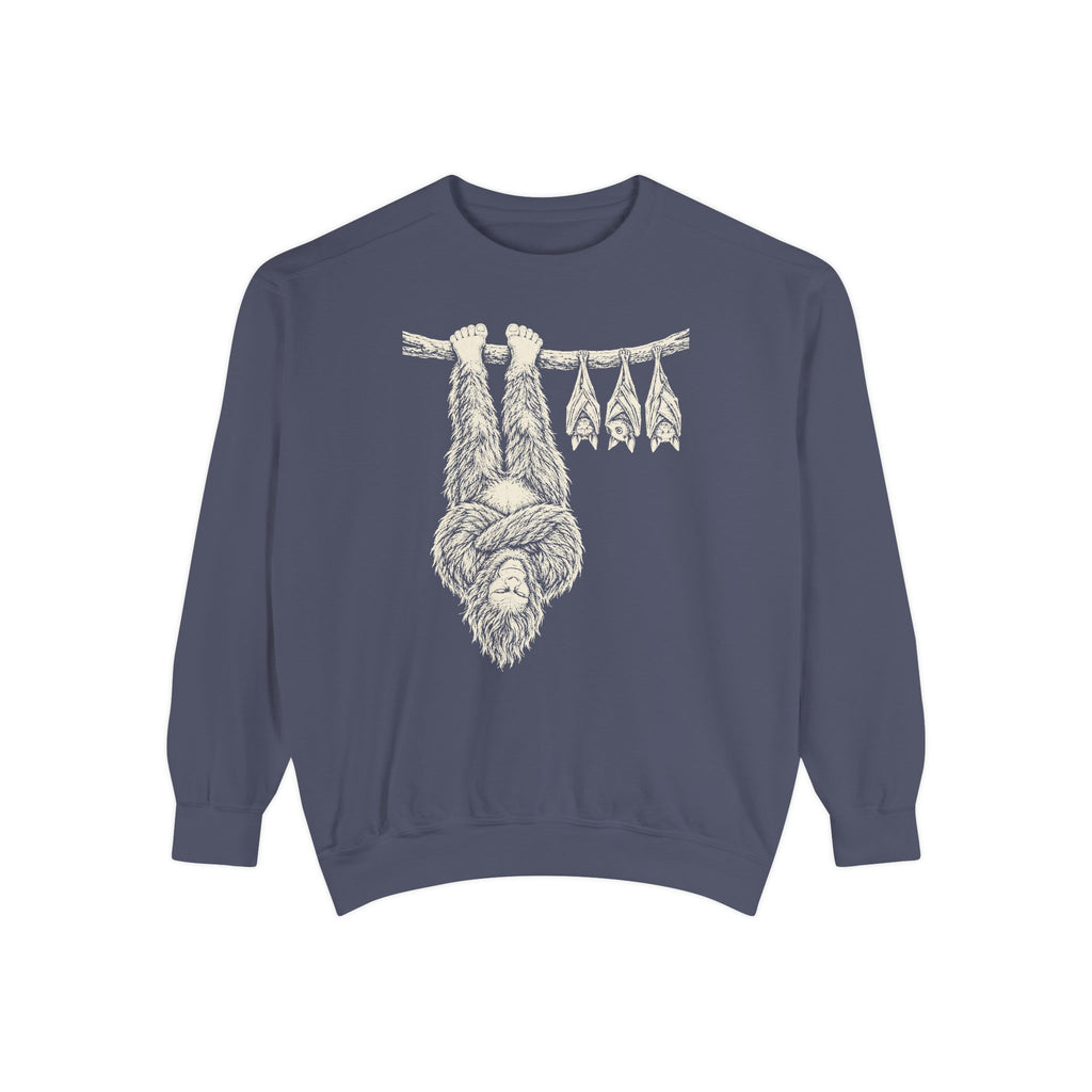 Bigfoot Hanging With Bats Sweatshirt
