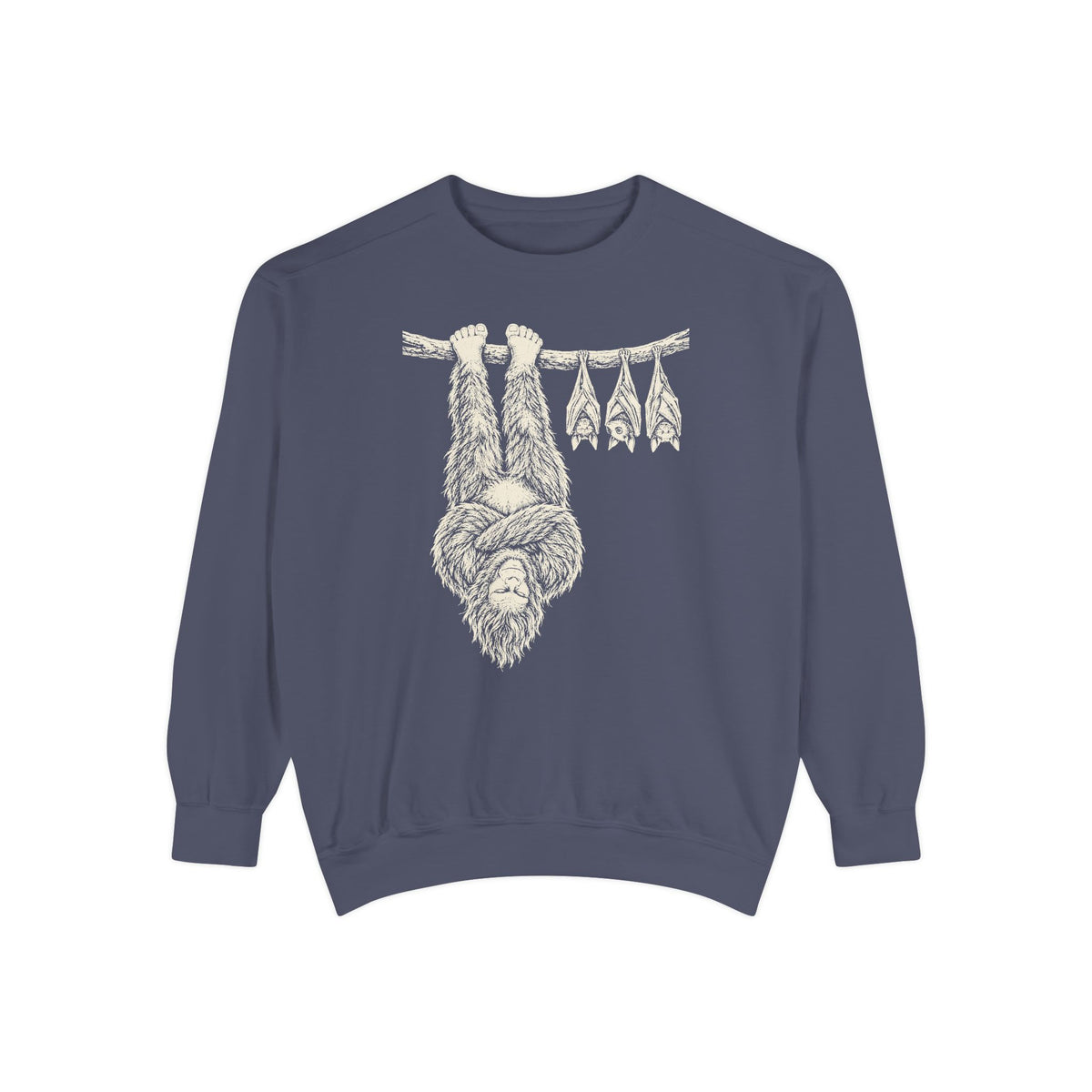 Bigfoot Hanging With Bats Sweatshirt