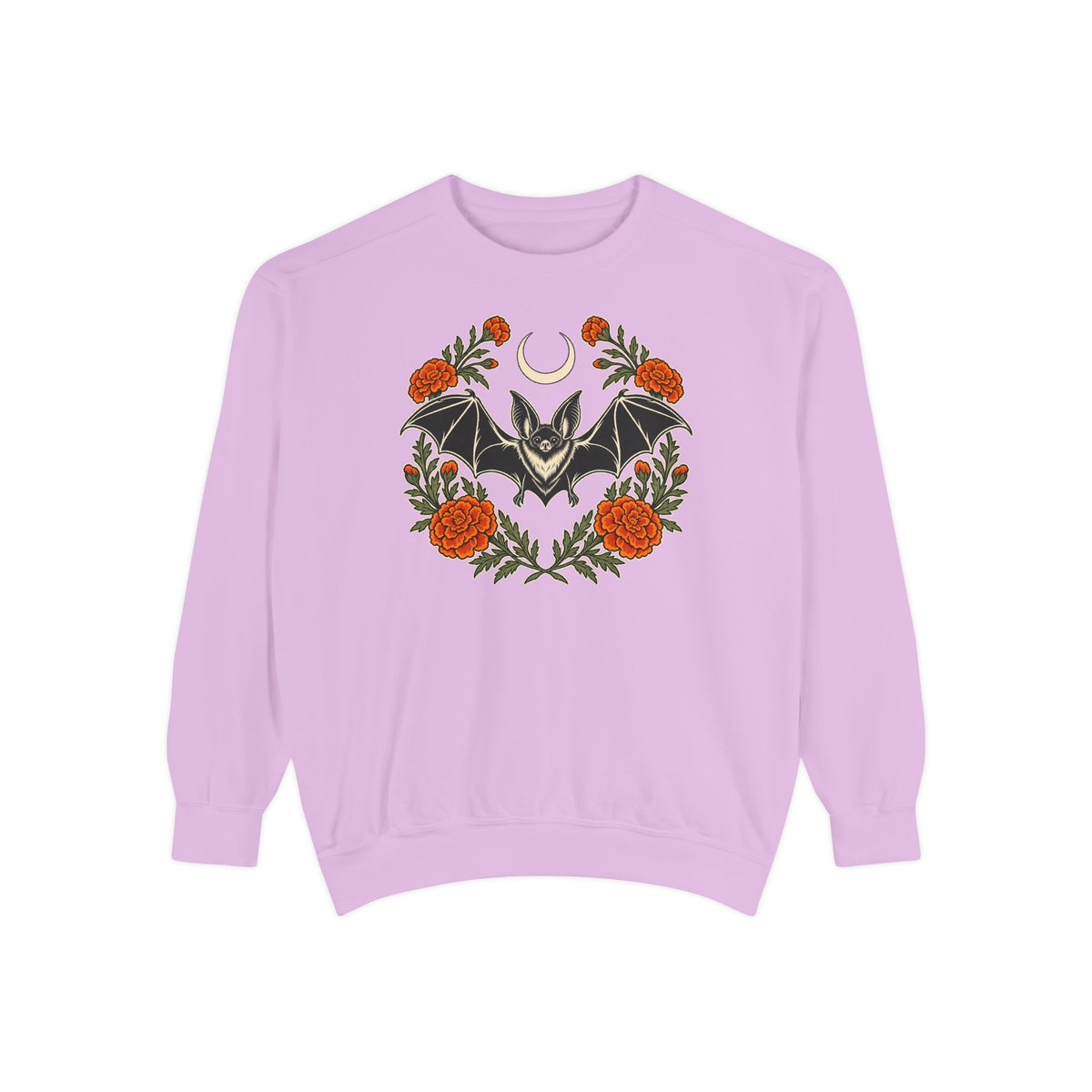 Botanical Bat Sweatshirt – Orchid