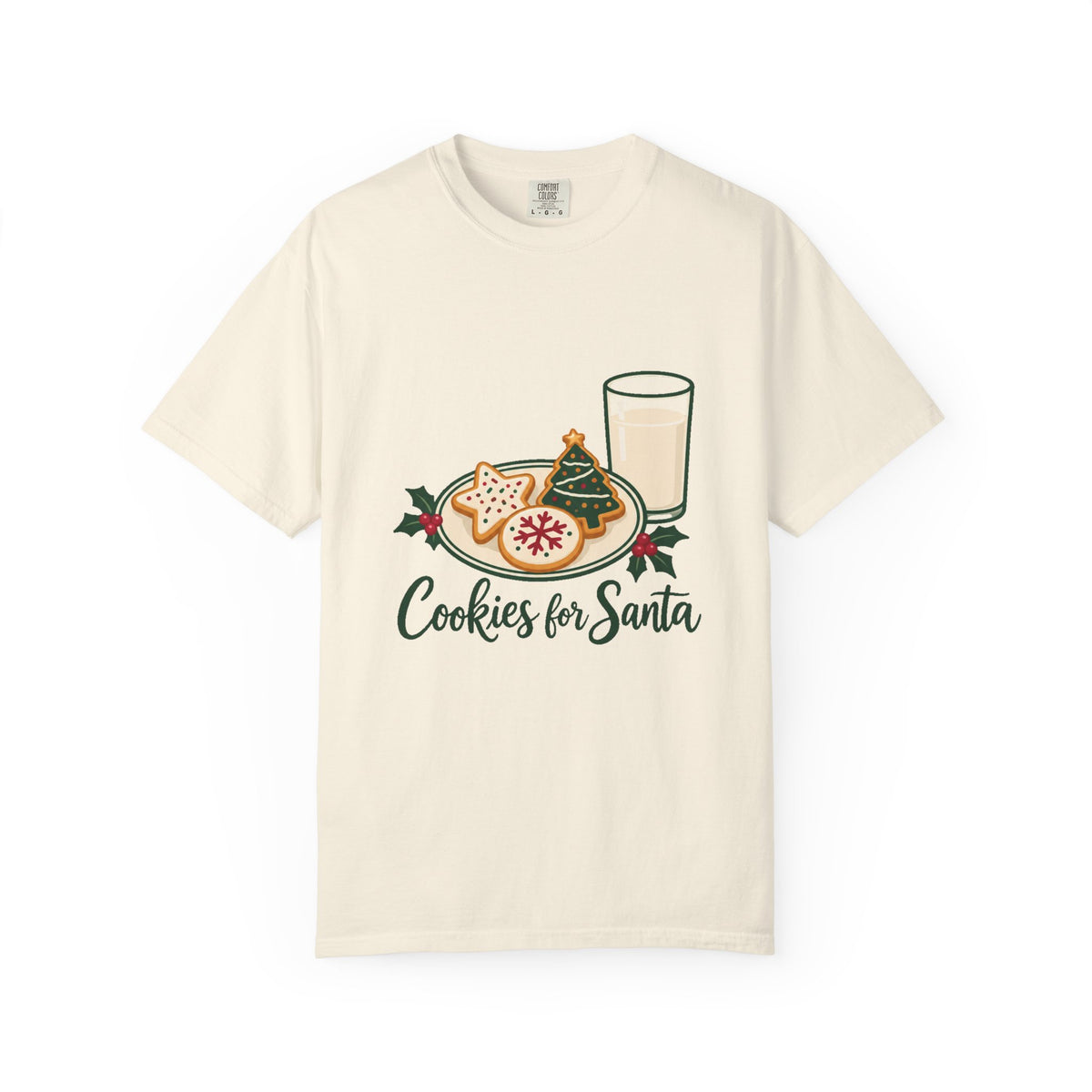 Cookies for Santa T-Shirt – Ivory