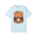 Sun-Powered, Coffee-Assisted T-Shirt – Chambray