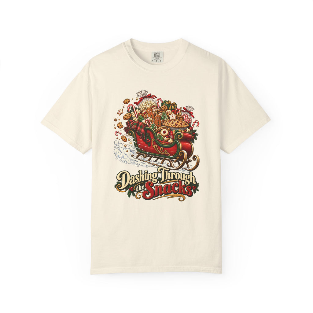 Dashing Through the Snacks T-Shirt – Ivory