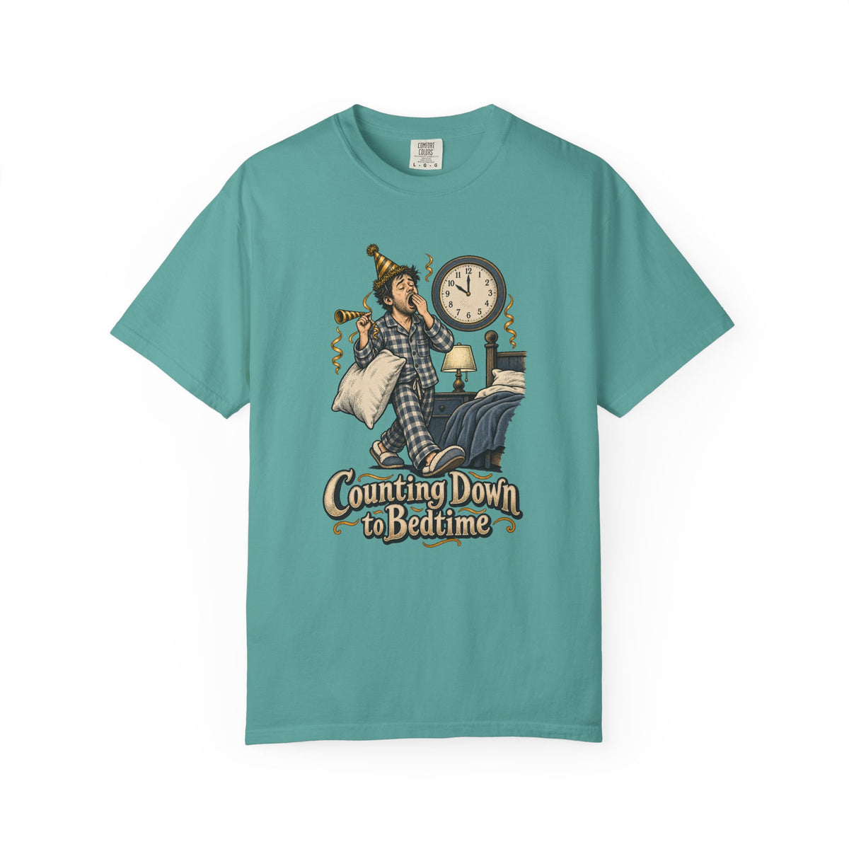 Counting Down to Bedtime T-Shirt – Seafoam