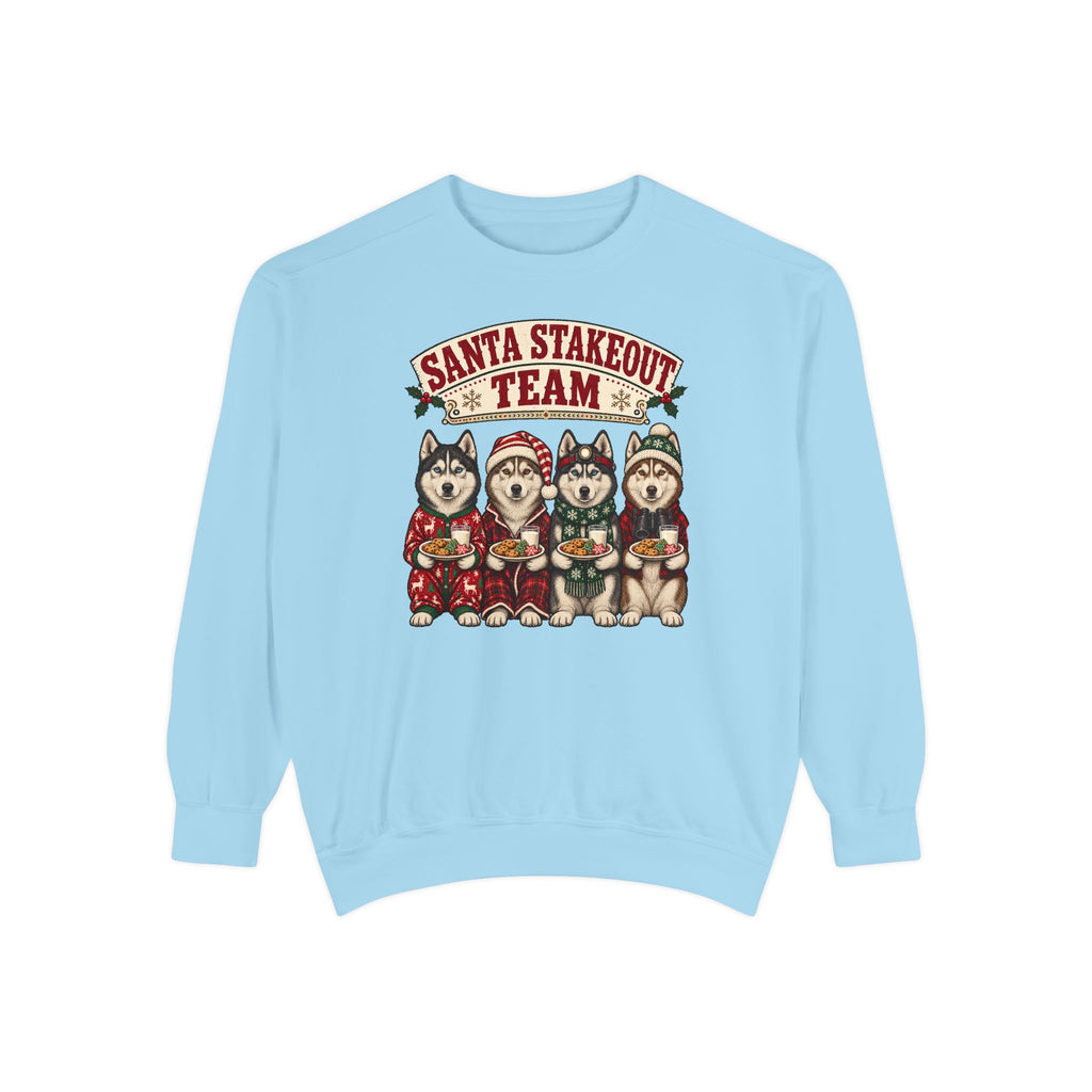 Santa Stakeout Team Sweatshirt – Chambray