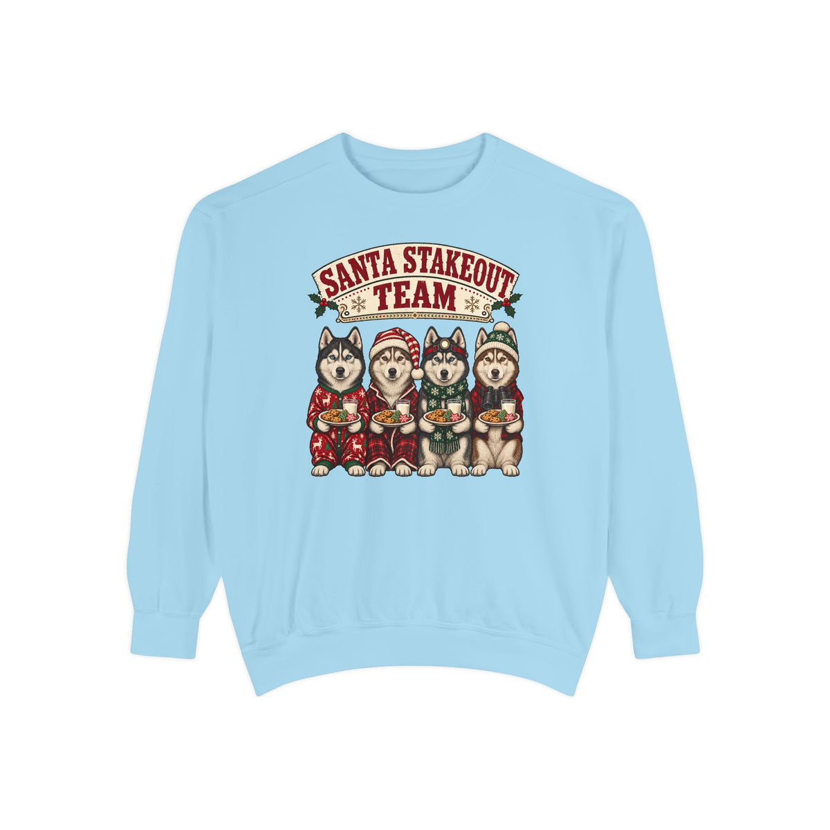 Santa Stakeout Team Sweatshirt – Chambray