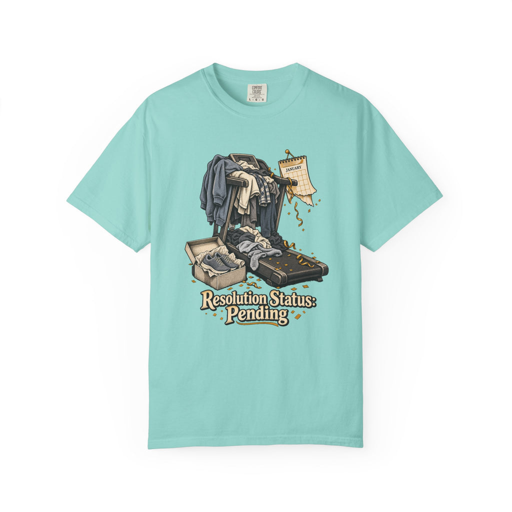 Resolution Status: Pending T-Shirt – Chalky Mint