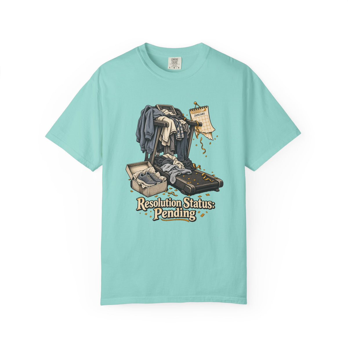 Resolution Status: Pending T-Shirt – Chalky Mint
