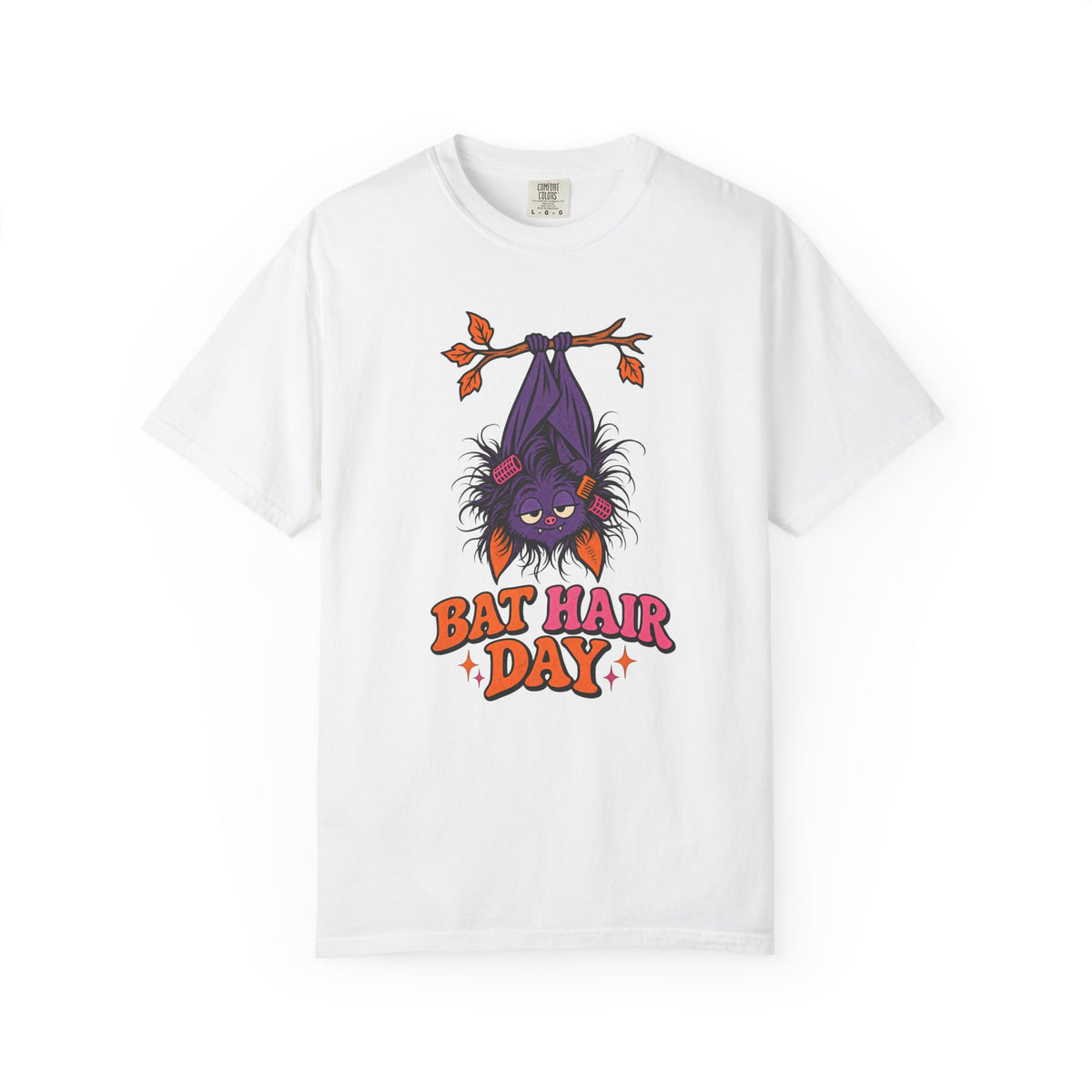 Bat Hair Day T-Shirt – White