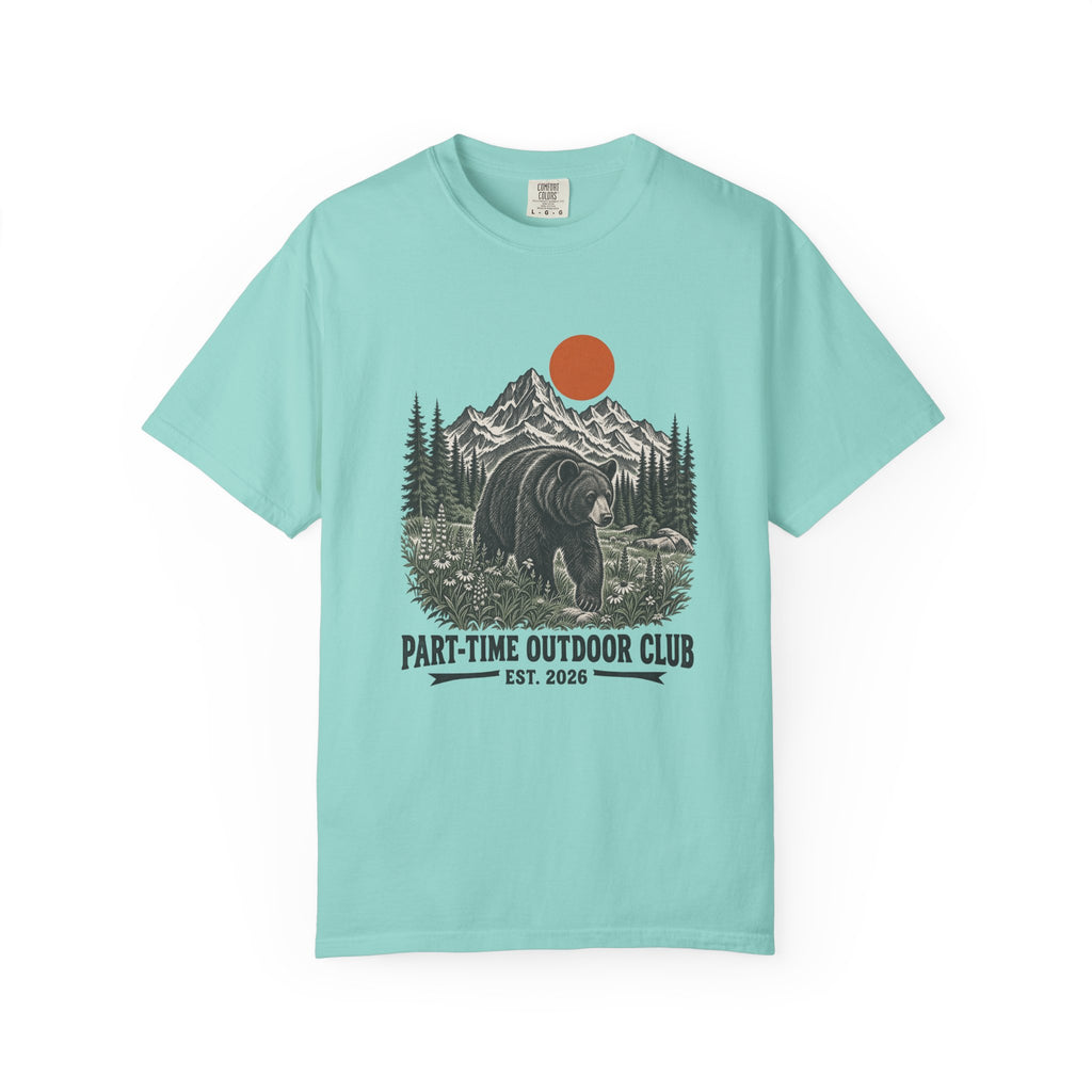 Outdoor Club Bear T-Shirt – Chalky Mint