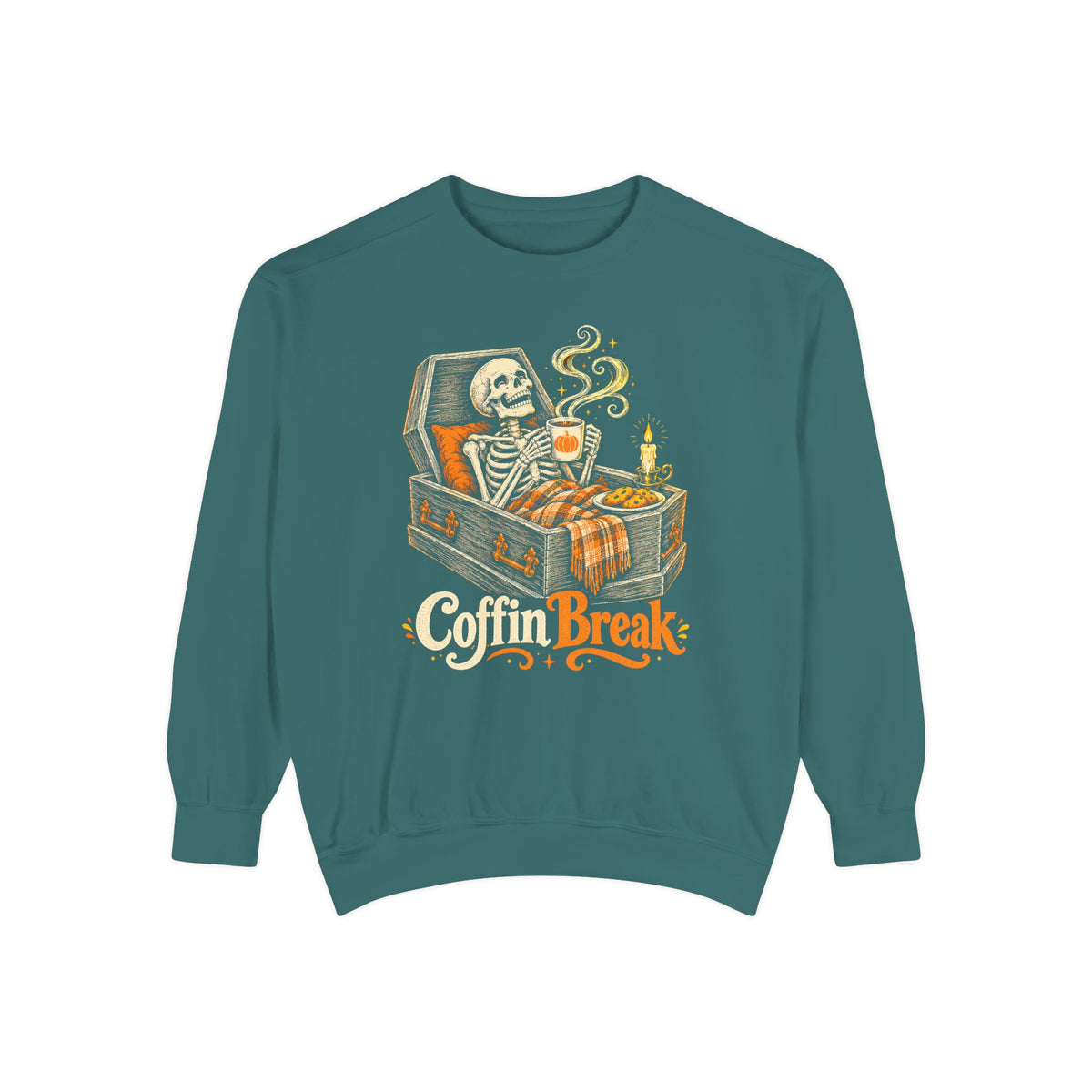 Coffin Break Sweatshirt – Blue Spruce