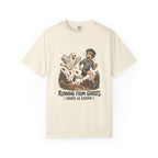 Running From Ghosts Counts as Cardio T-Shirt – Ivory