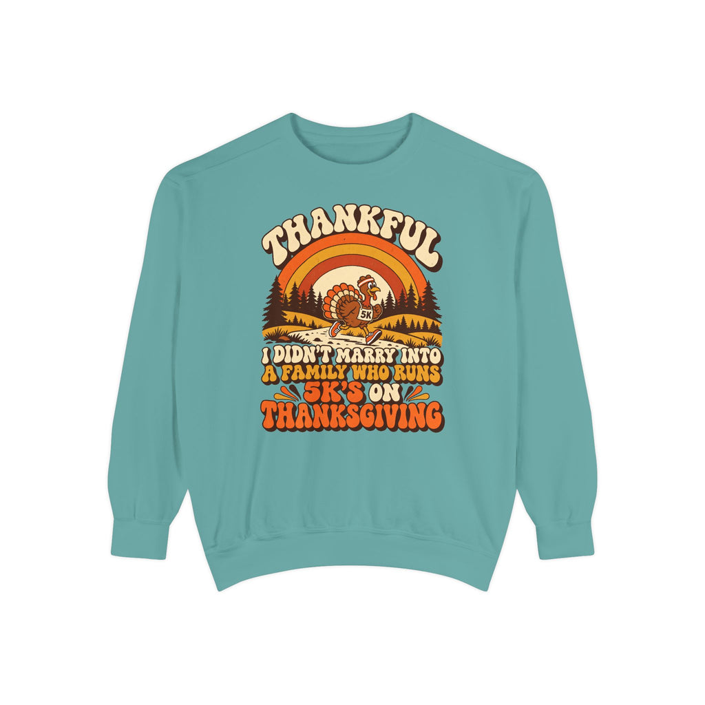 Not a 5K Family Retro Sunset Sweatshirt