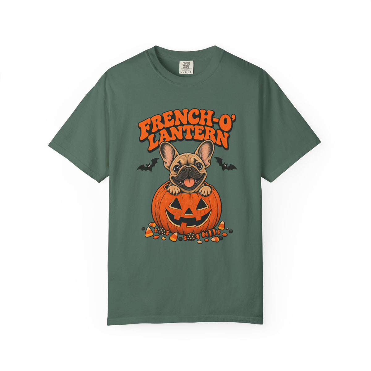 French O Lantern T-Shirt – Blue Spruce
