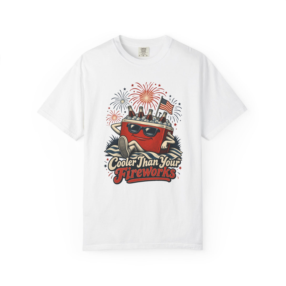 Cooler Than Your Fireworks T-Shirt – White