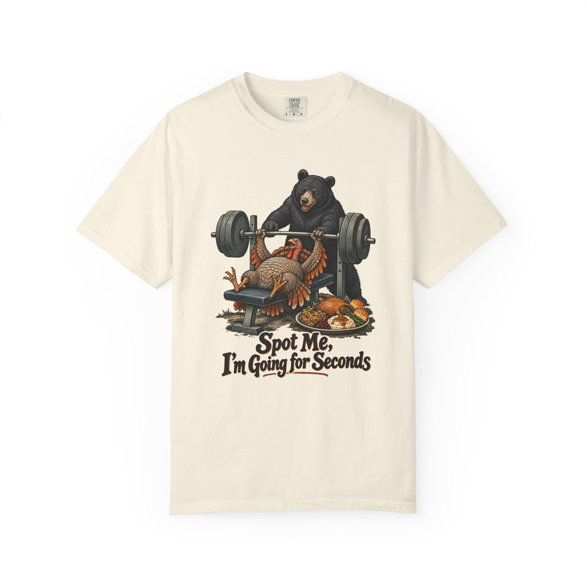 Spot Me, I'm Going for Seconds T-Shirt – Ivory