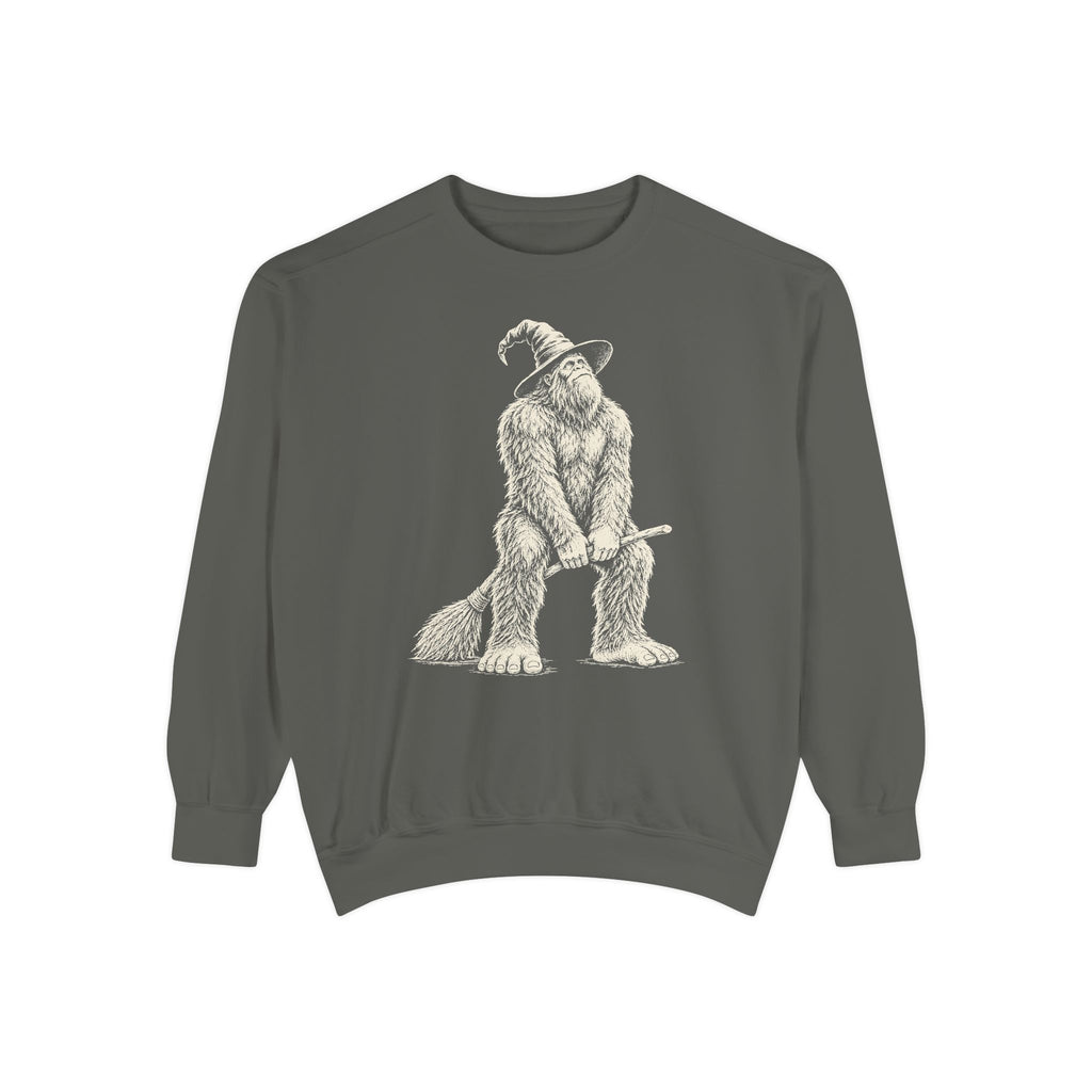 Bigfoot Witch Broom Sweatshirt
