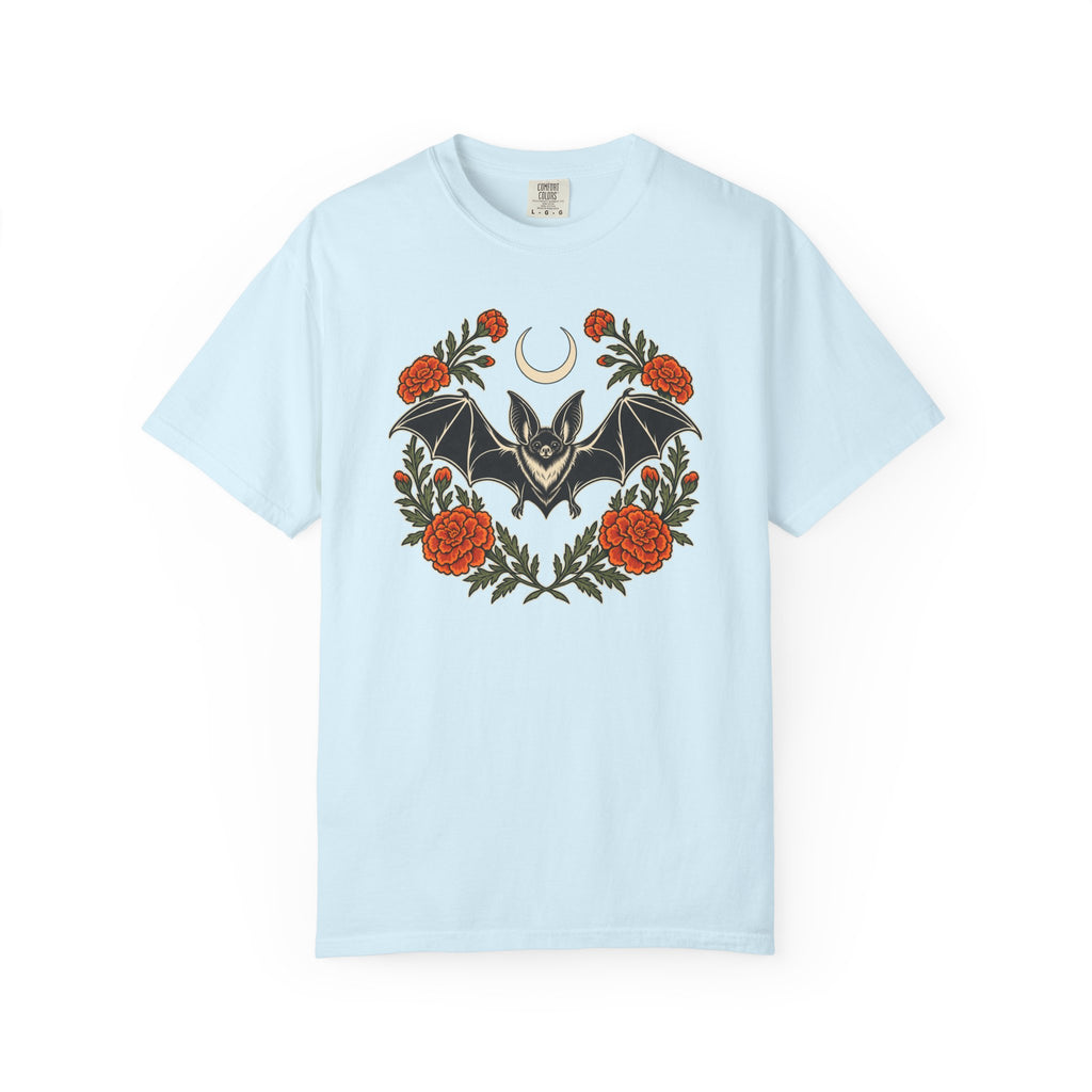 Botanical Bat T-Shirt – Chambray