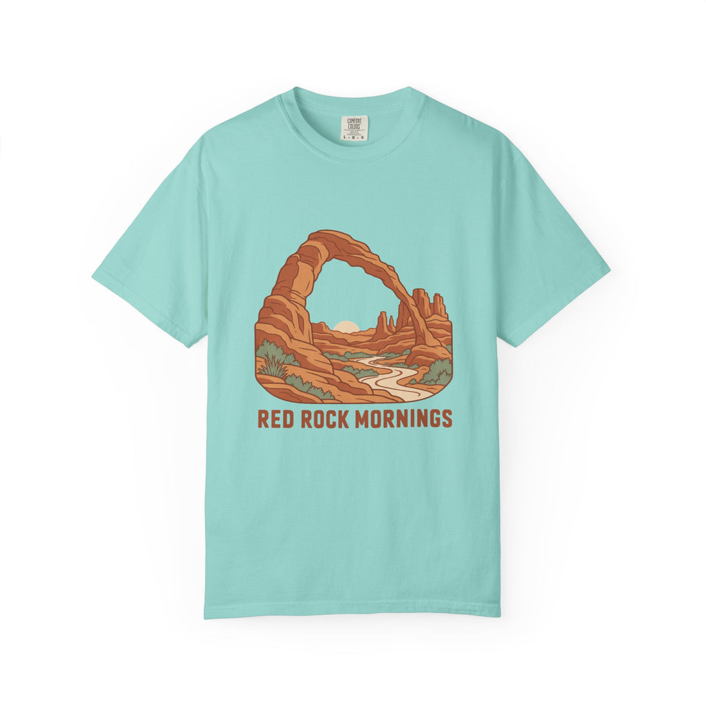 Red Rock Mornings T-Shirt – Chalky Mint