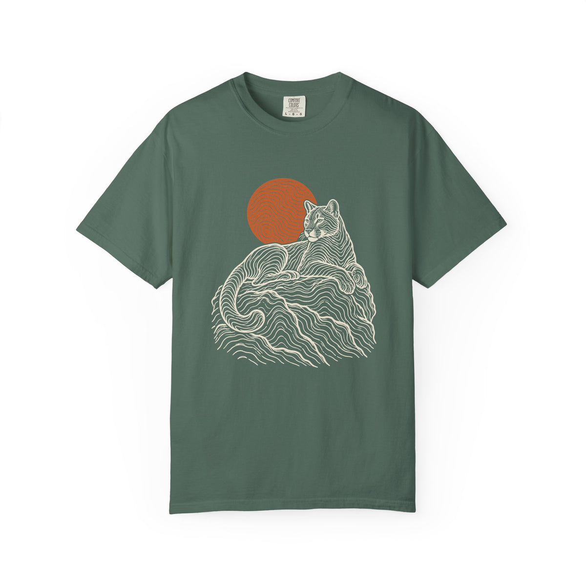 Topo Mountain Lion T-Shirt
