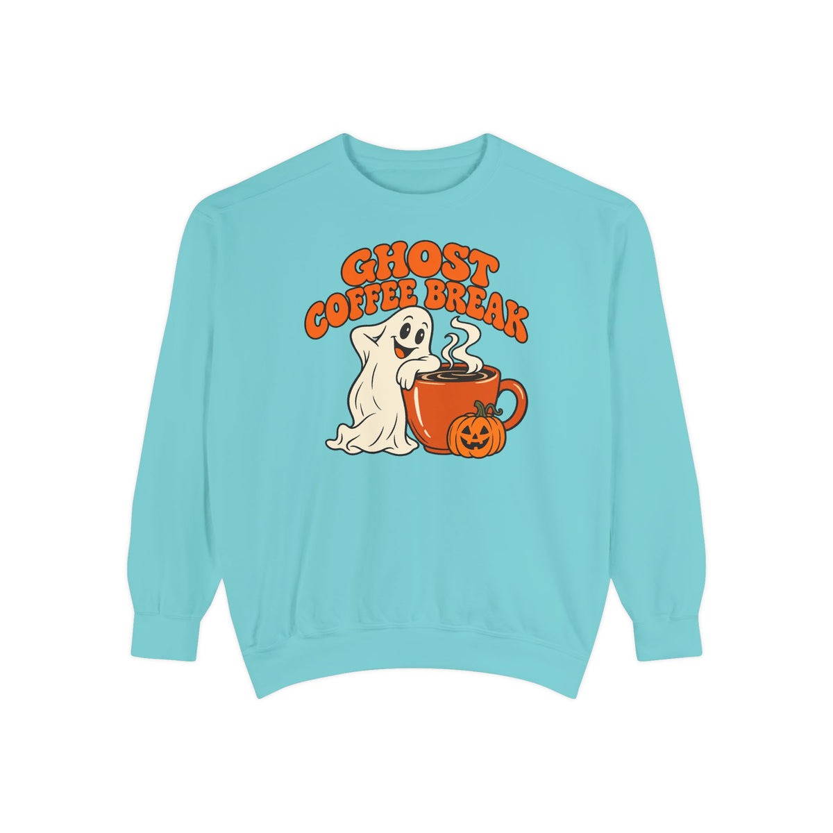 Ghost Coffee Break Sweatshirt – Chalky Mint