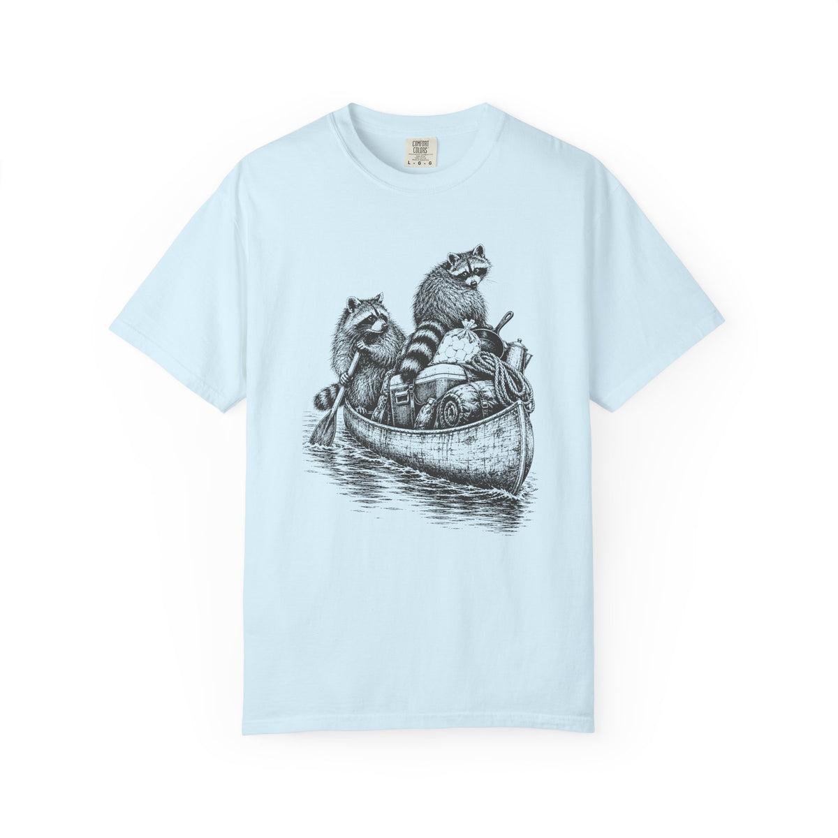 Raccoon Canoe Heist T-Shirt
