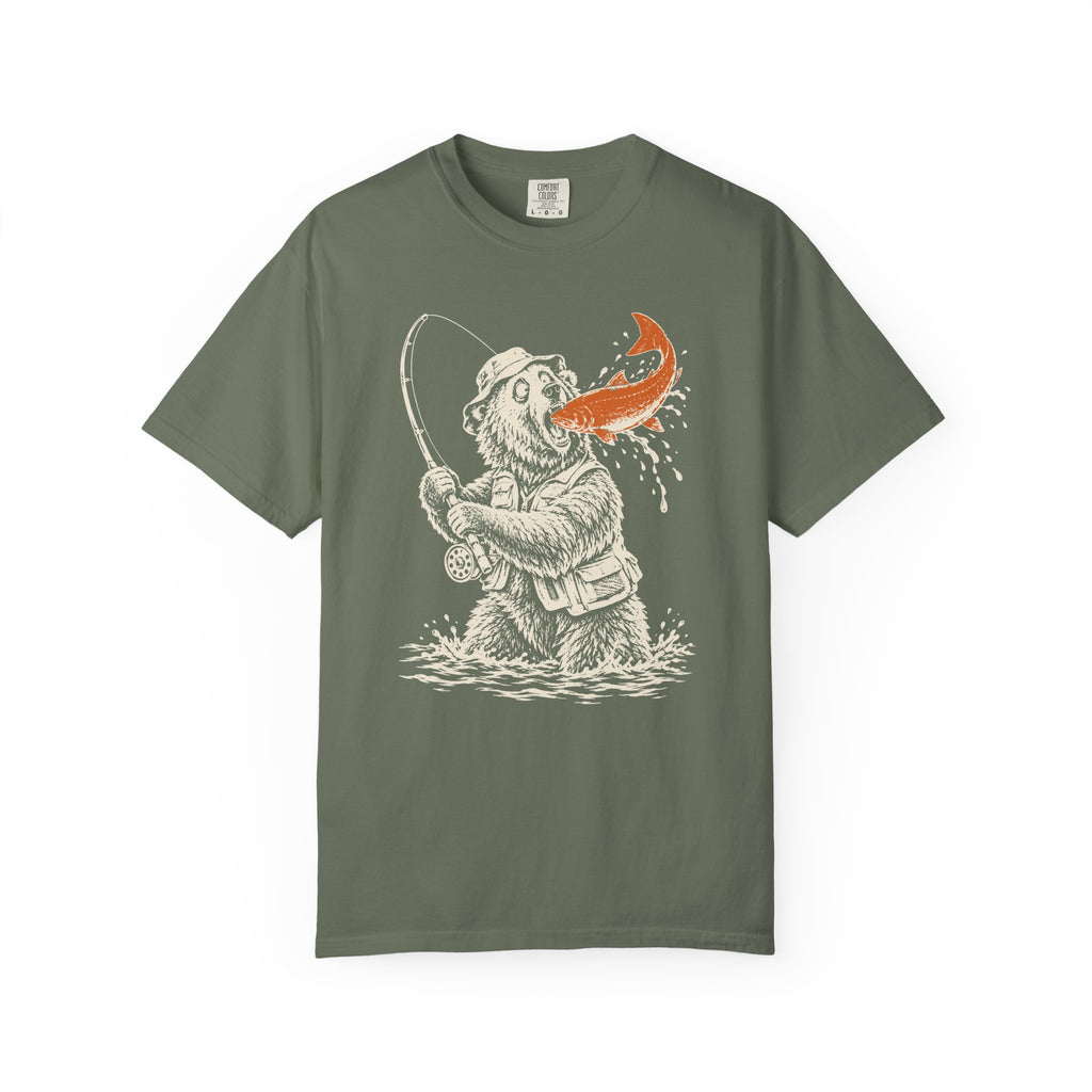 Gone Fishing Grizzly T-Shirt