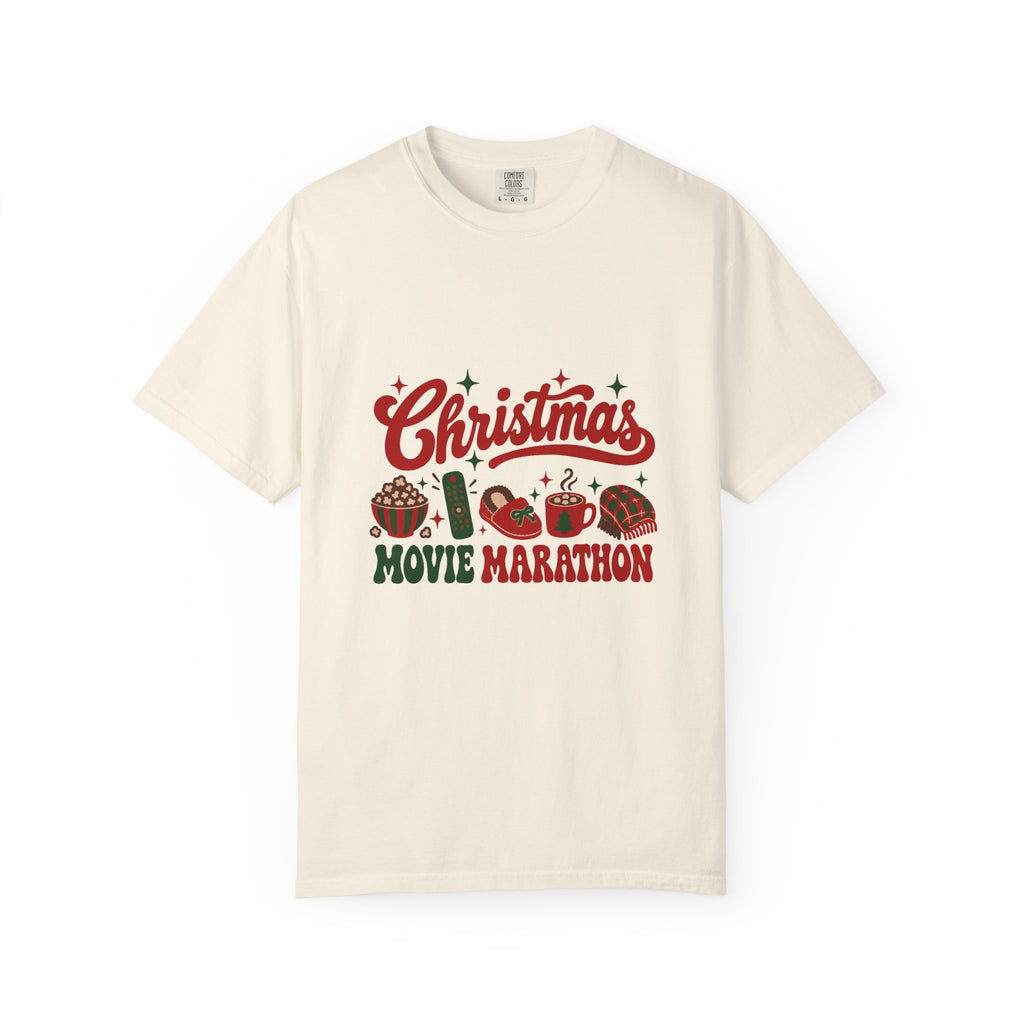Christmas Movie Marathon T-Shirt – Ivory