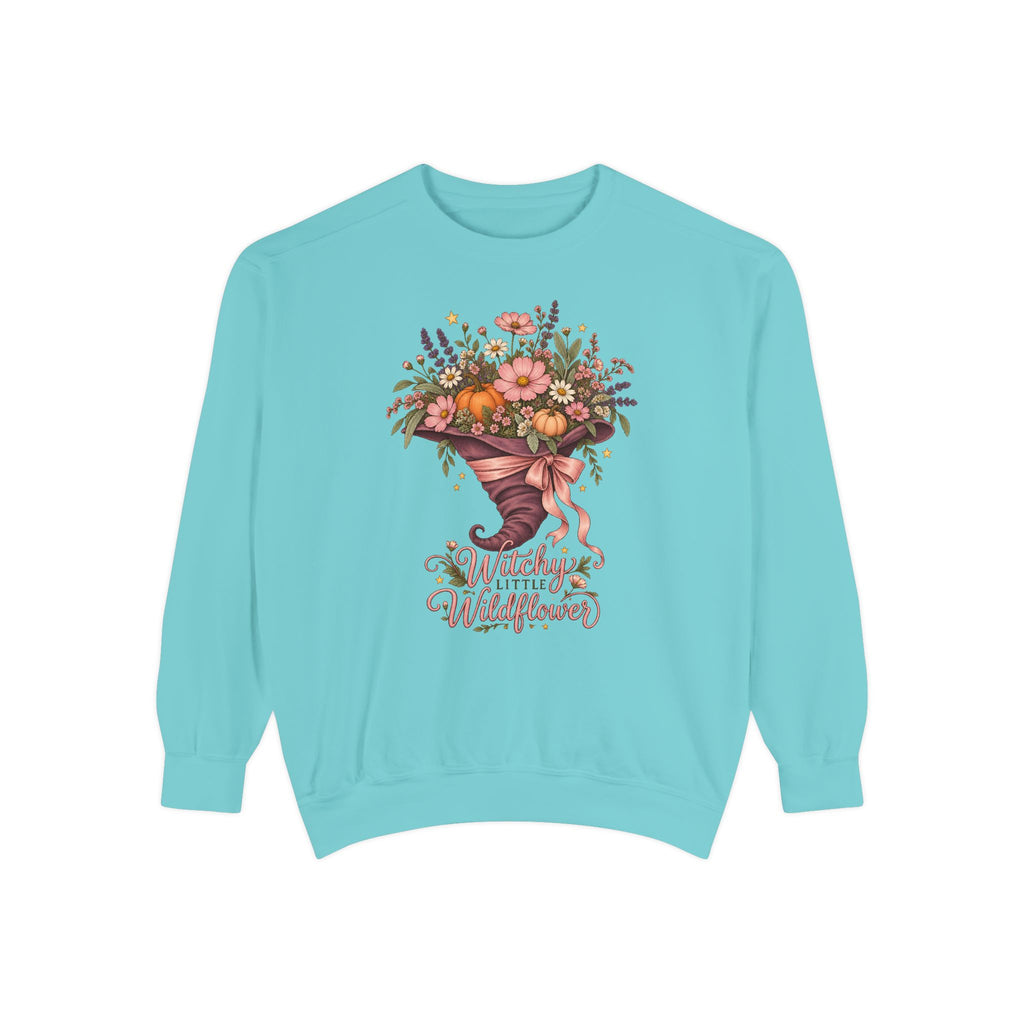 Witchy Little Wildflower Sweatshirt – Chalky Mint