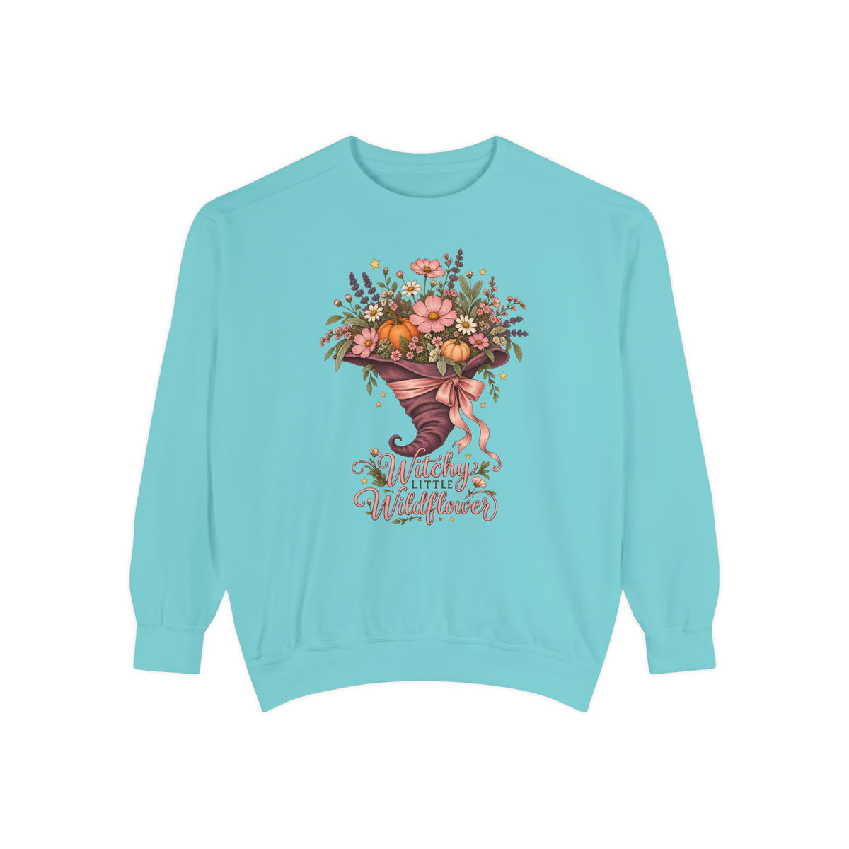Witchy Little Wildflower Sweatshirt – Chalky Mint