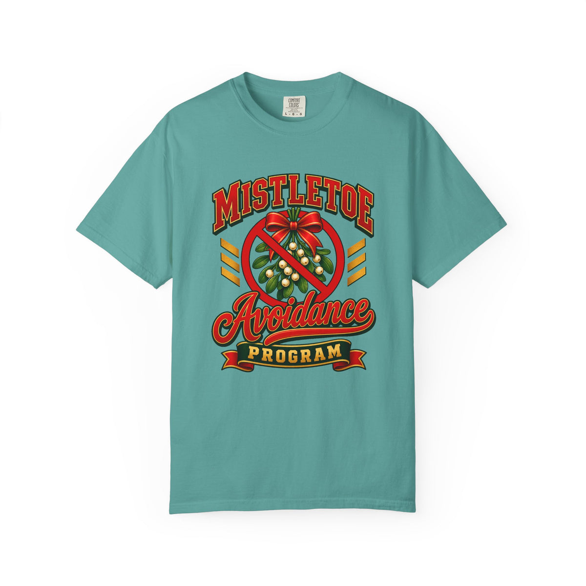 Mistletoe Avoidance Program T-Shirt – Seafoam