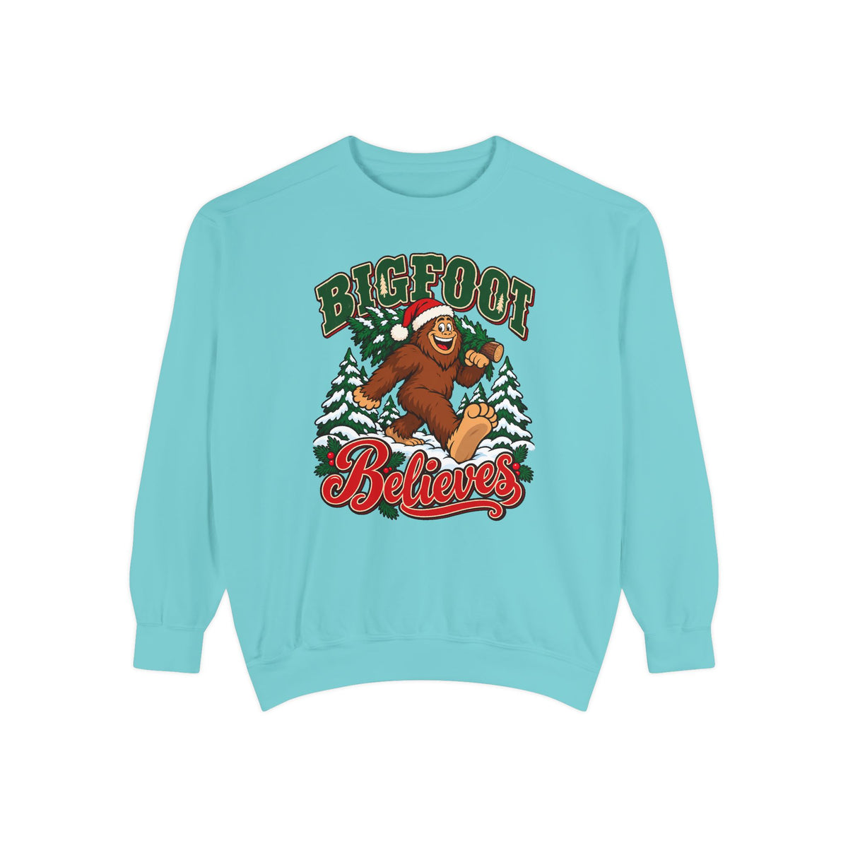 Bigfoot Believes Sweatshirt – Chalky Mint