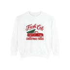 Fresh Cut Christmas Trees Sweatshirt – White