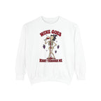 Wine Goes Right Through Me Sweatshirt – White