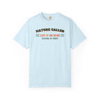 Nature Called, Left It on Read T-Shirt – Chambray