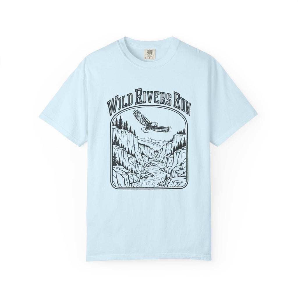 Wild Rivers Run T-Shirt – Chambray