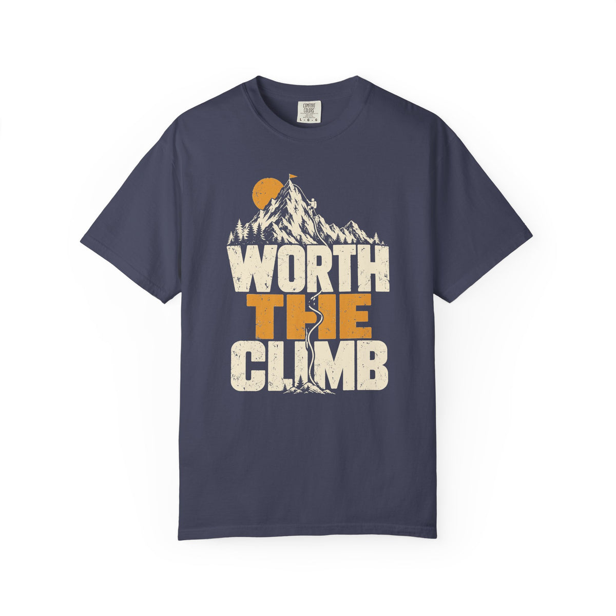 Worth the Climb Summit Flag T-Shirt