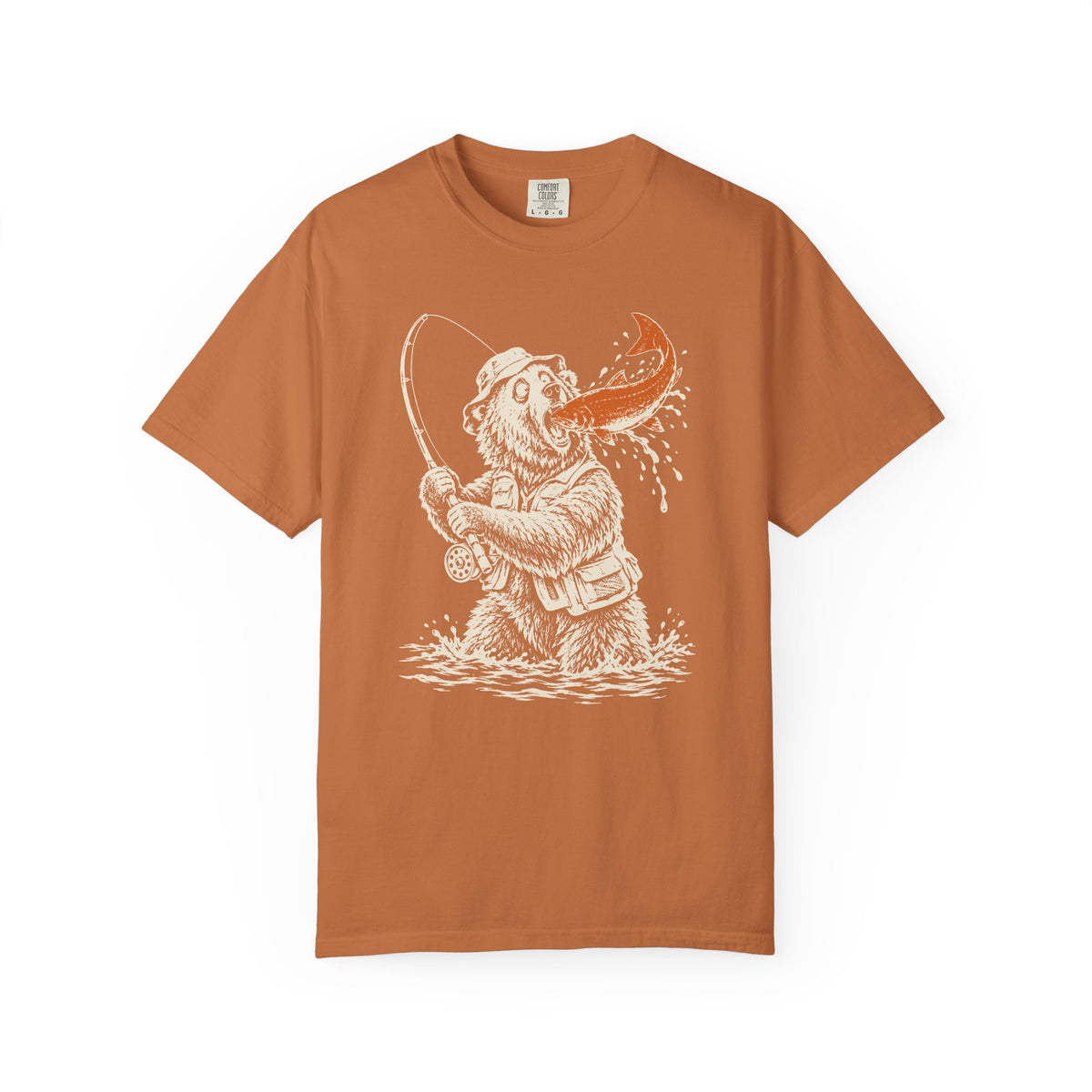 Gone Fishing Grizzly T-Shirt