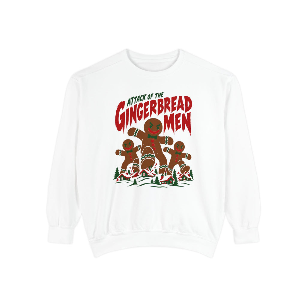 Attack of the Gingerbread Men Sweatshirt – White