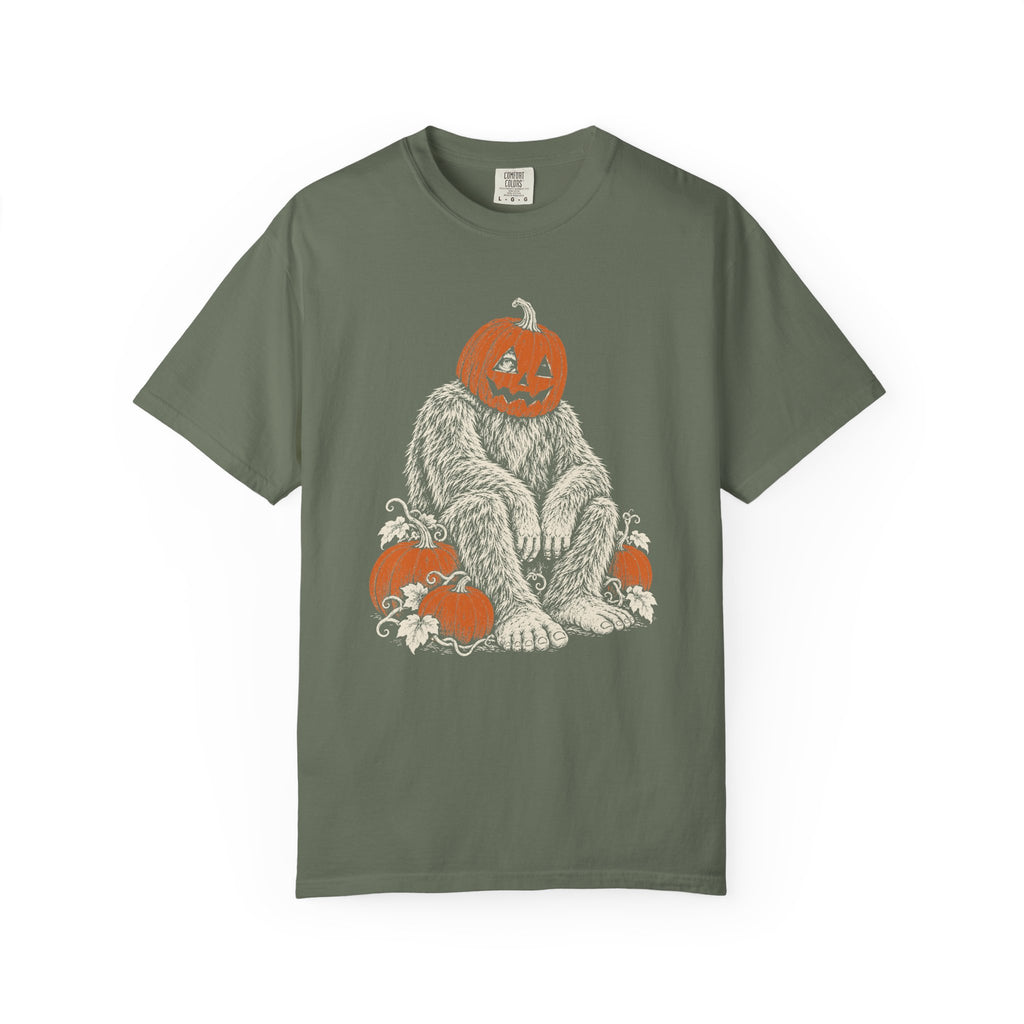 Bigfoot Pumpkin Head T-Shirt