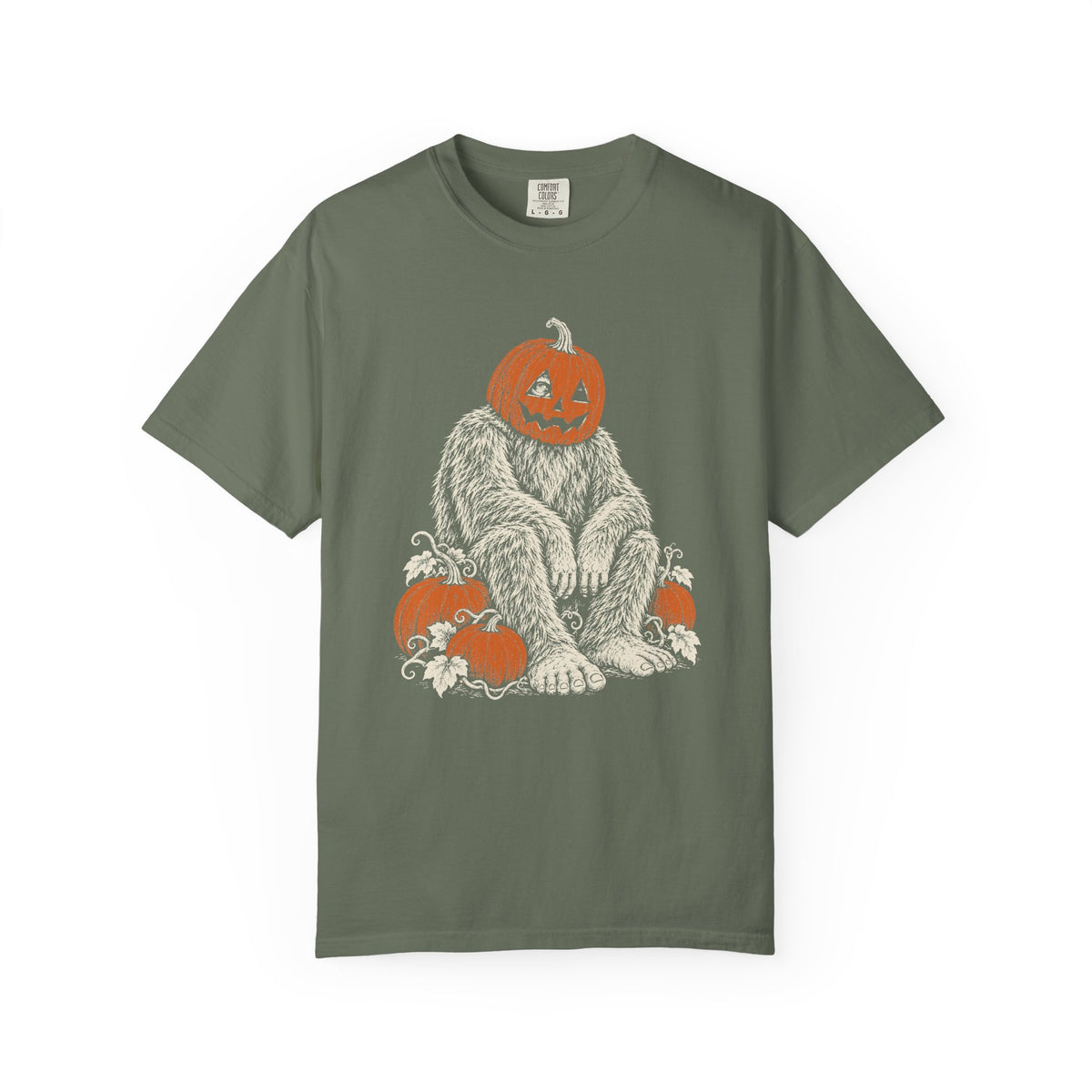 Bigfoot Pumpkin Head T-Shirt